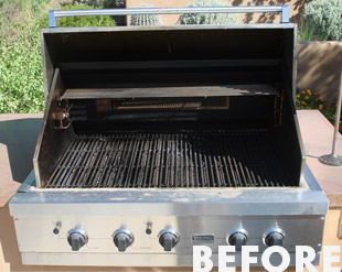 Grill Cleaning Before 02