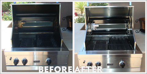 Grill Cleaning Before and After 12