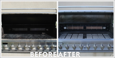 Grill Cleaning Before and After 17