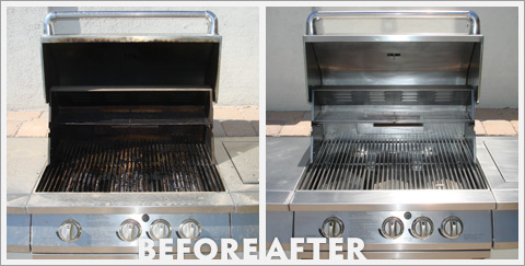 Grill Cleaning Before and After 21