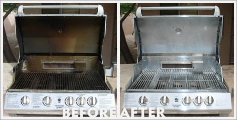 Grill Cleaning Before and After 22