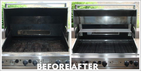 Grill Cleaning Before and After 23