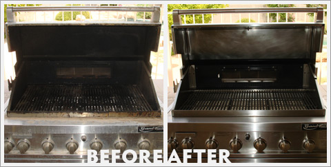 Grill Cleaning Before and After 25