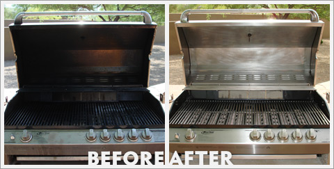Grill Cleaning Before and After 26