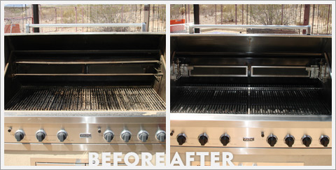 Grill Cleaning Before and After 27