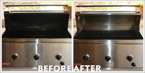 Grill Cleaning Before and After 29