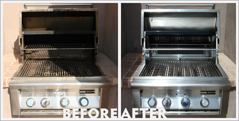 Grill Cleaning Before and After 30