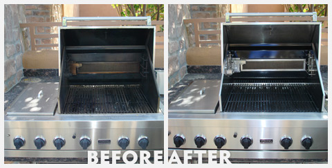 Grill Cleaning Before and After 32