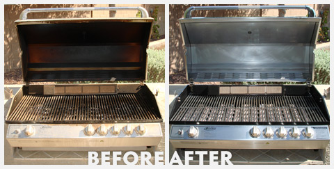 Grill Cleaning Before and After 34