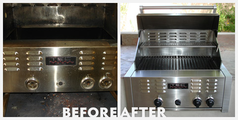 Grill Cleaning Before and After 36