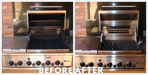 Grill Cleaning Before and After 37