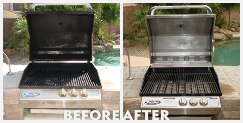 Grill Cleaning Before and After 38