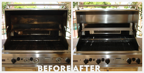 Grill Cleaning Before and After 39