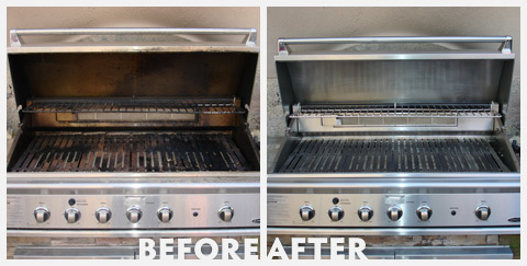 Grill Cleaning Before and After 41