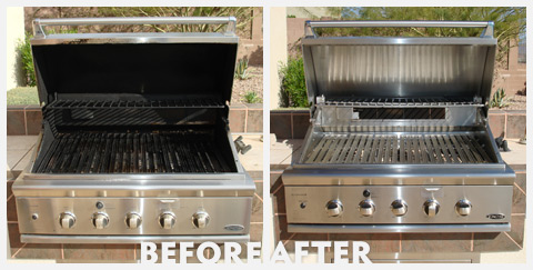 Grill Cleaning Before and After 42