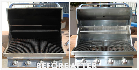 Grill Cleaning Before and After 10