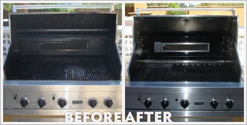 Grill Cleaning Before and After 13