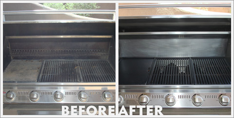 Grill Cleaning Before and After 15