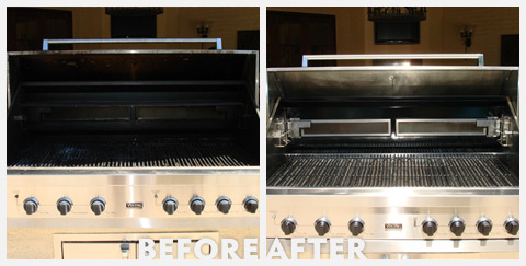 Grill Cleaning Before and After 33