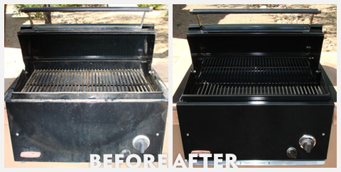 Grill Cleaning Before and After 35